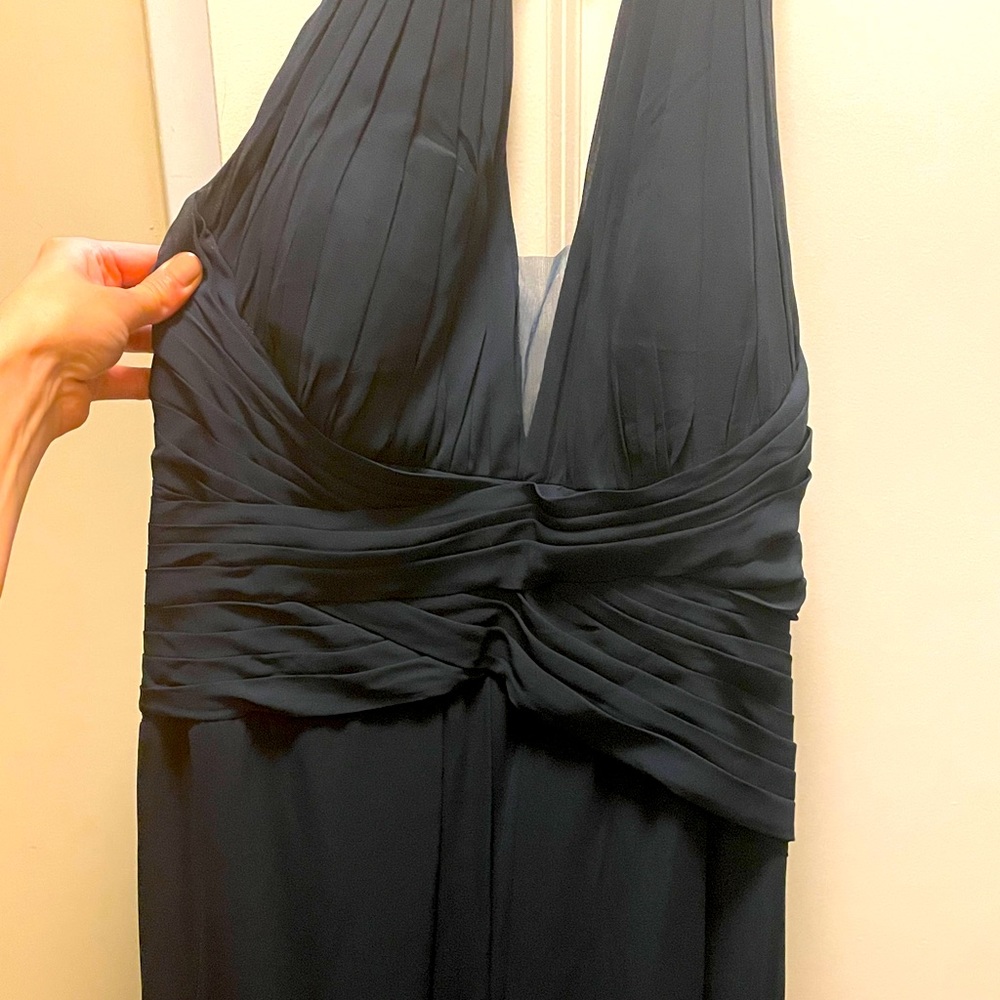 Women AZAZIE Long length dress. Navy Blue size 12